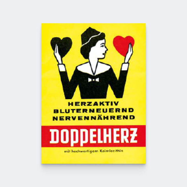 Historisches Plakat von Doppelherz